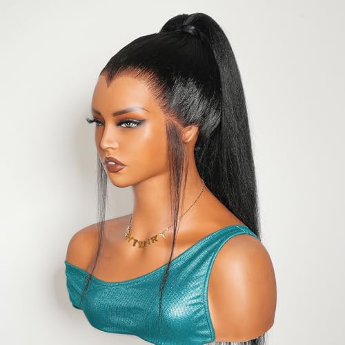 Ponytail Wig with Widow's Peak