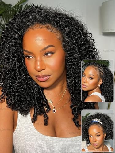 Kinky Curly Half Wig