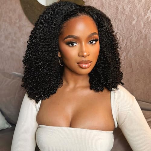 Afro Curly Half Wig